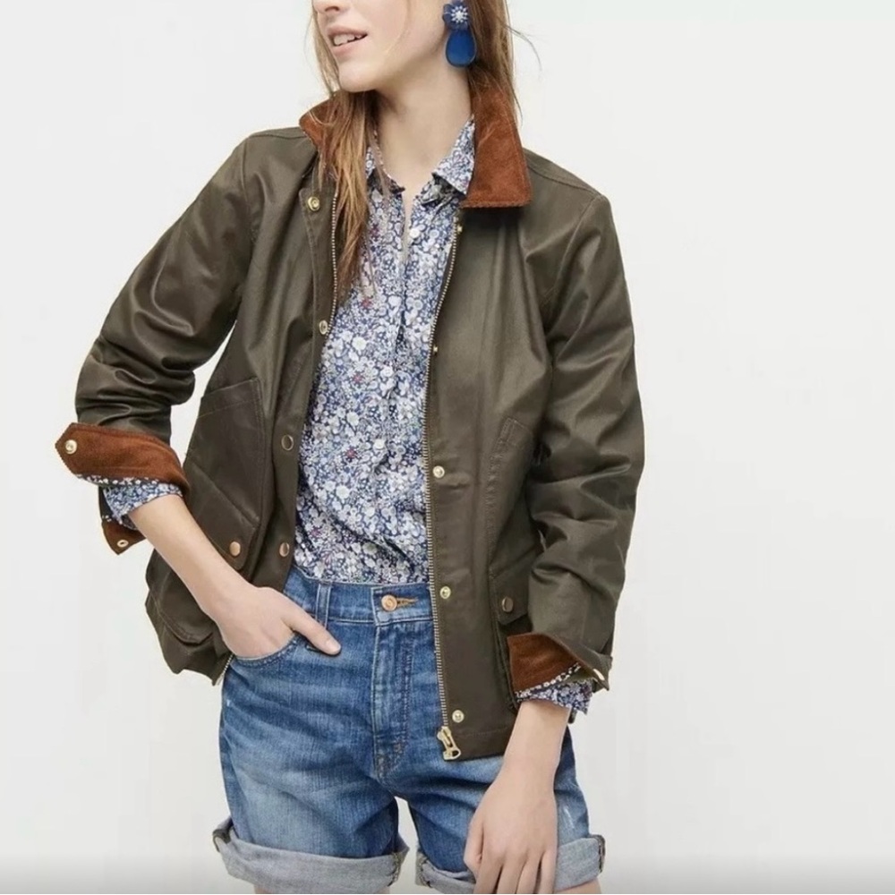 J. Crew Liberty Print Barn Jacket (M)